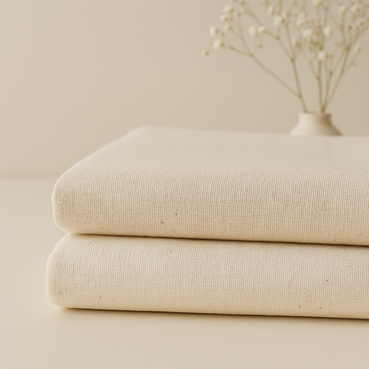 Calico Fabric — White