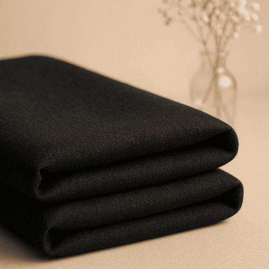 Calico Fabric — Black