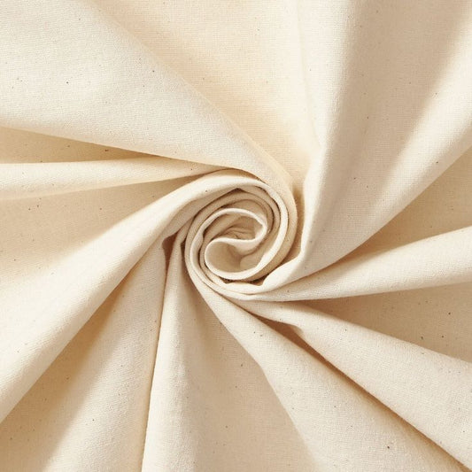 Calico Fabric — White